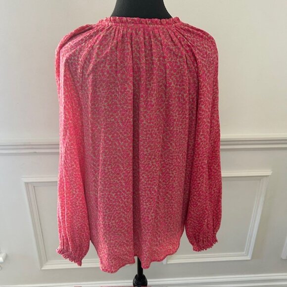 Oui, Pink Patterned Blouse - Picture 3 of 5